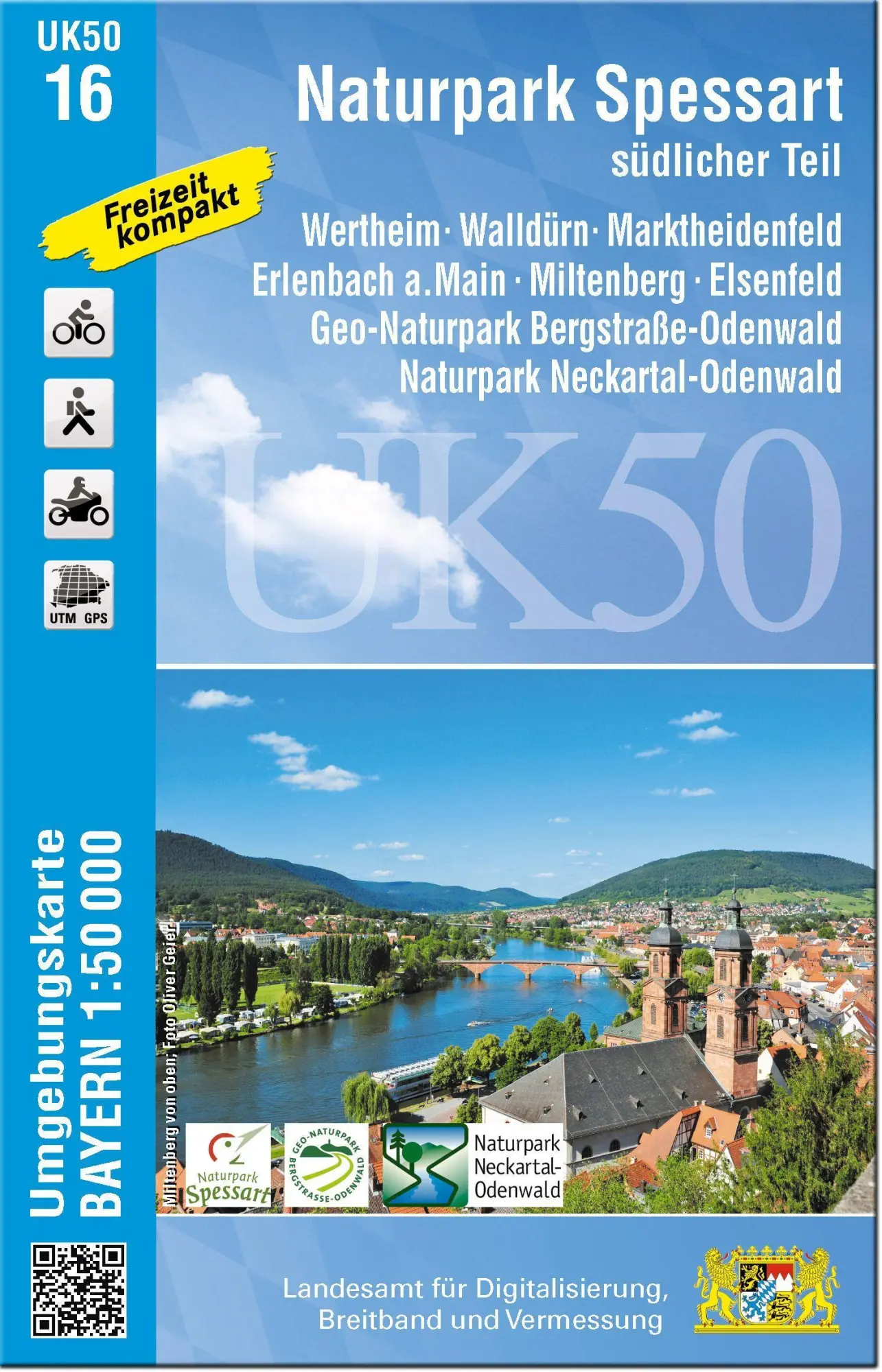 Cover: 9783899339635 | UK50-16 Naturpark Spessart südlicher Teil | Digitalisierung | Deutsch