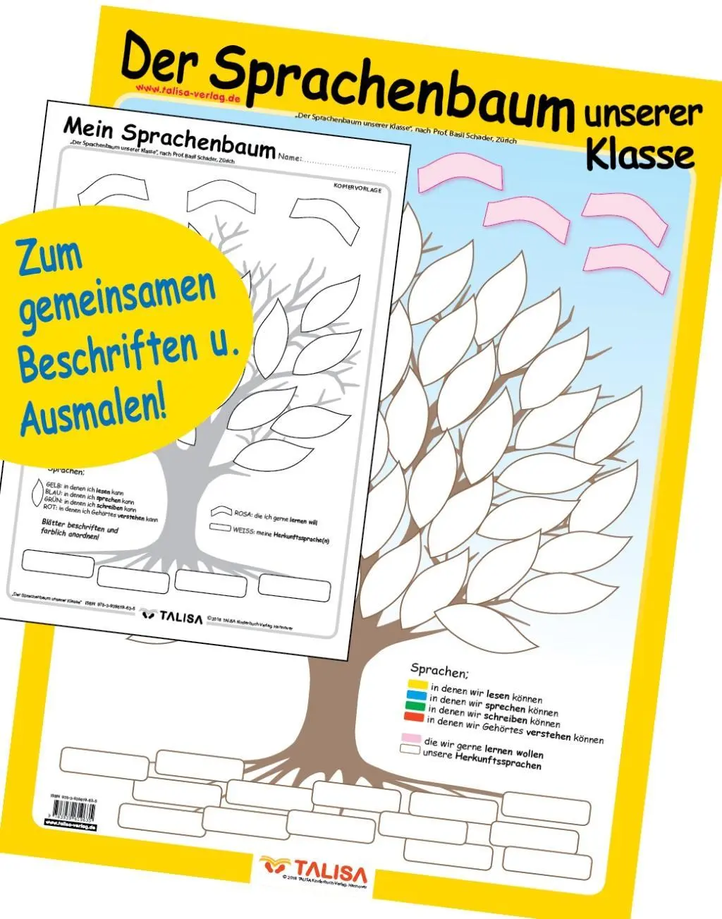 Cover: 9783939619635 | LernPOSTER 'Der Sprachenbaum unserer Klasse' | Aylin Keller | Poster
