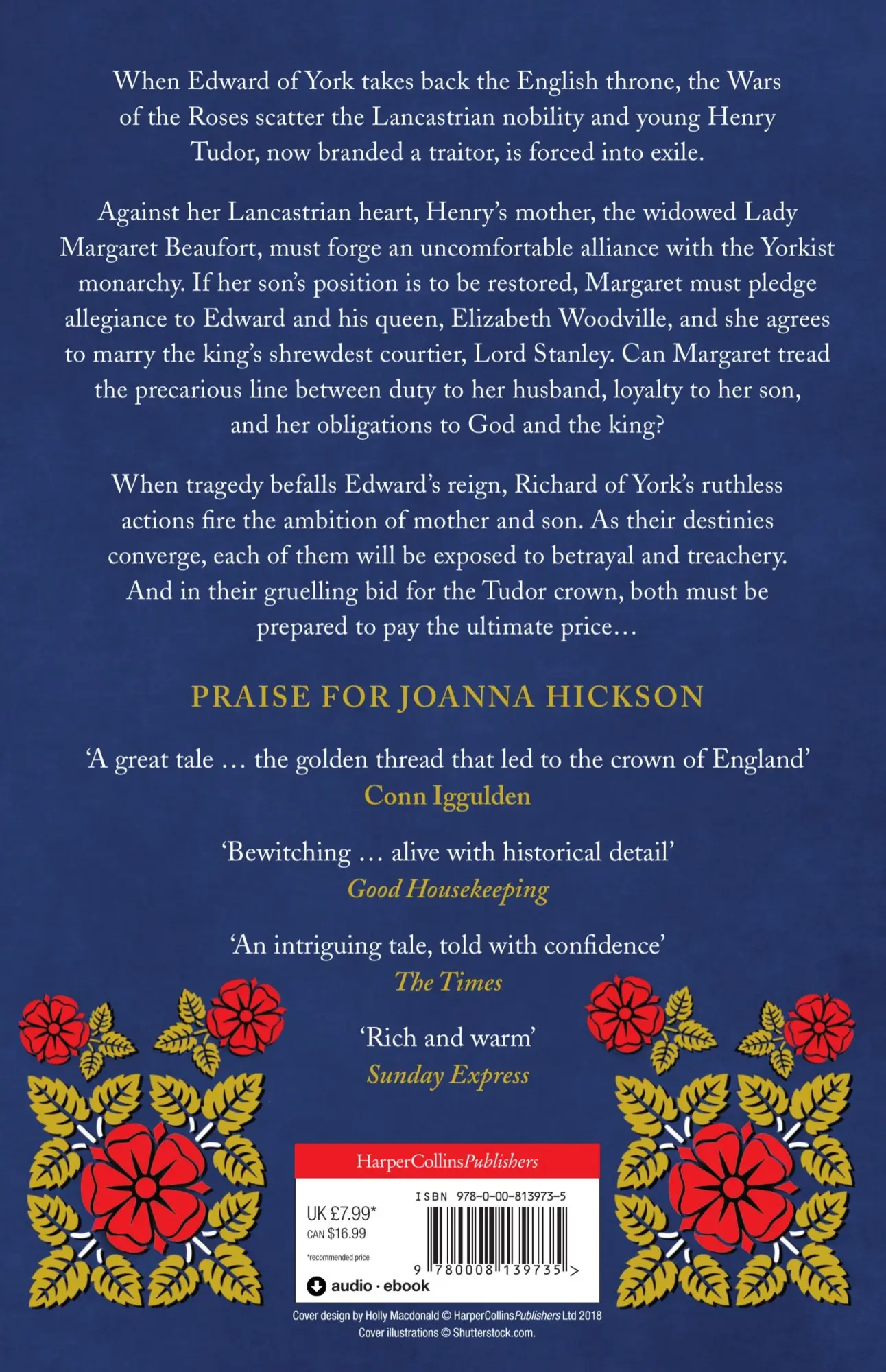 Rückseite: 9780008139735 | The Tudor Crown | Joanna Hickson | Taschenbuch | Englisch | 2018