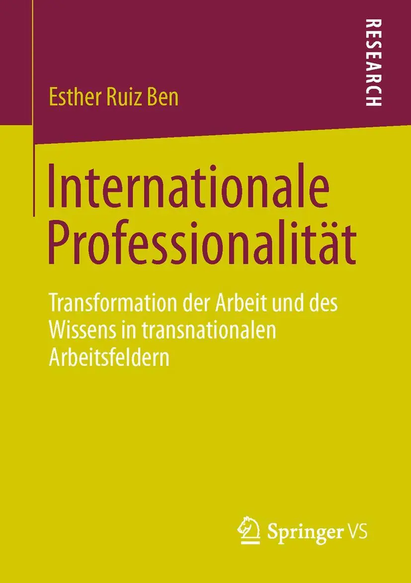 Cover: 9783531179735 | Internationale Professionalität | Esther Ruiz Ben | Taschenbuch | xxx