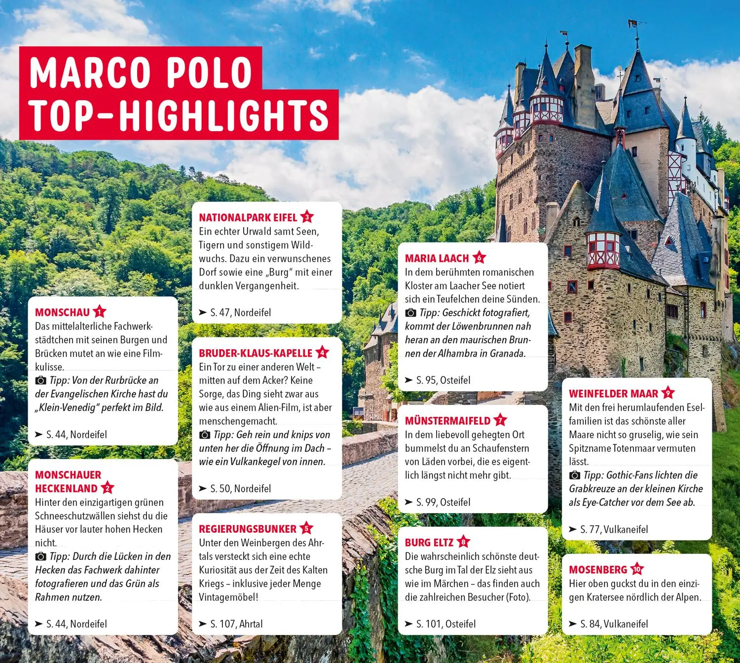 Bild: 9783829719735 | MARCO POLO Reiseführer Eifel | Susanne Jaspers | Taschenbuch | 140 S.