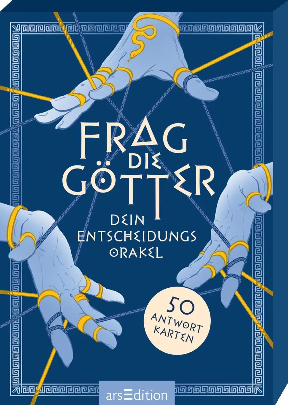 Cover: 9783845869735 | Frag die Götter | Dein Entscheidungsorakel. 50 Antwortkarten | Buch
