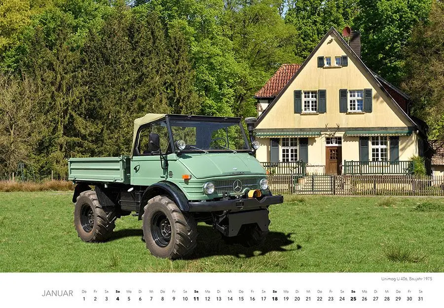 Bild: 9783966649735 | Unimog Klassiker Kalender 2026 | 12 perfekt restaurierte Unimogs
