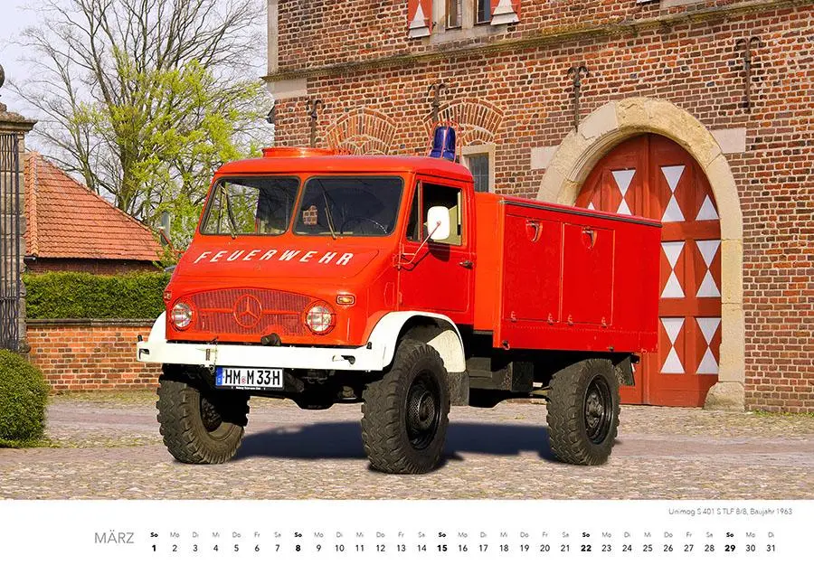 Bild: 9783966649735 | Unimog Klassiker Kalender 2026 | 12 perfekt restaurierte Unimogs
