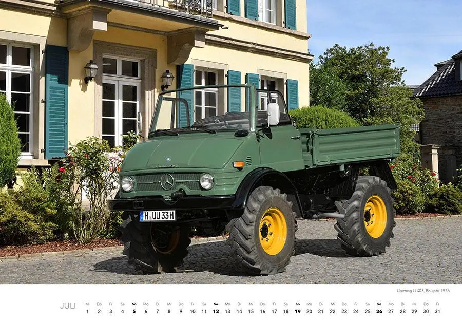 Bild: 9783966649735 | Unimog Klassiker Kalender 2026 | 12 perfekt restaurierte Unimogs