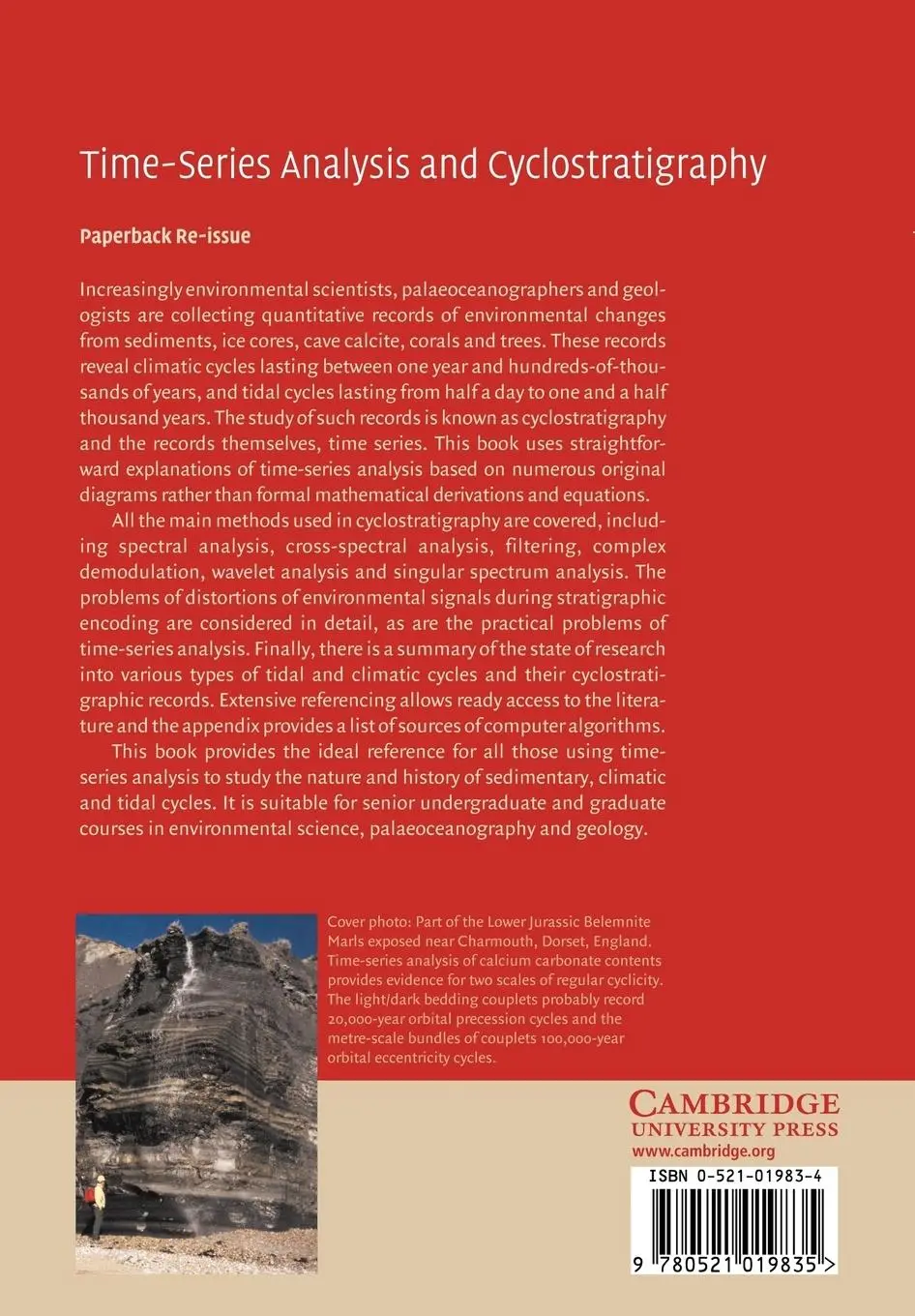 Rückseite: 9780521019835 | Time-Series Analysis and Cyclostratigraphy | Graham P. Weedon | Buch