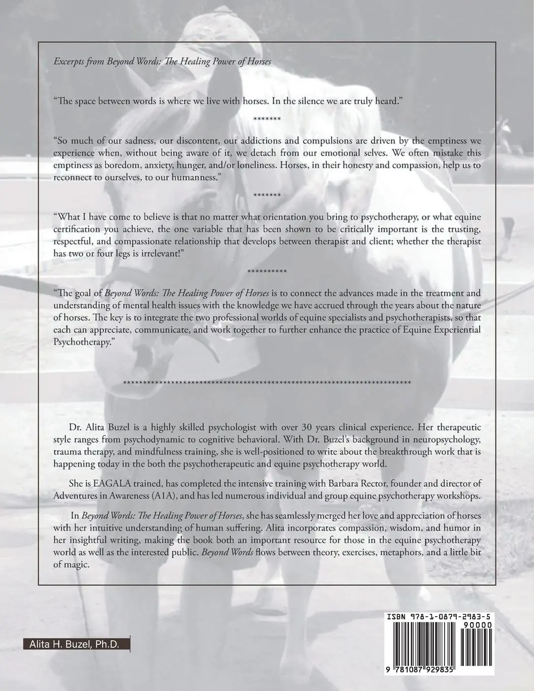 Rückseite: 9781087929835 | Beyond Words | The Healing Power of Horses | Alita H. Buzel | Buch