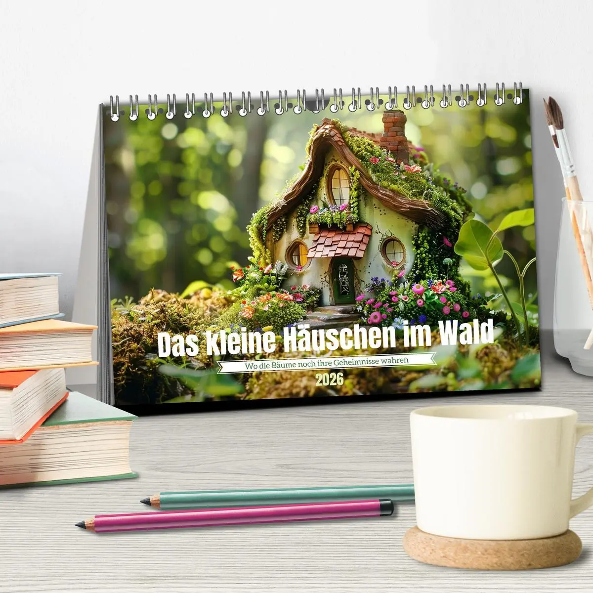 Bild: 9783457399835 | Das kleine Häuschen im Wald (Tischkalender 2026 DIN A5 quer),...