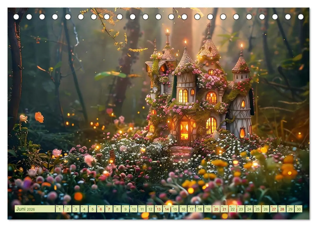 Bild: 9783457399835 | Das kleine Häuschen im Wald (Tischkalender 2026 DIN A5 quer),...