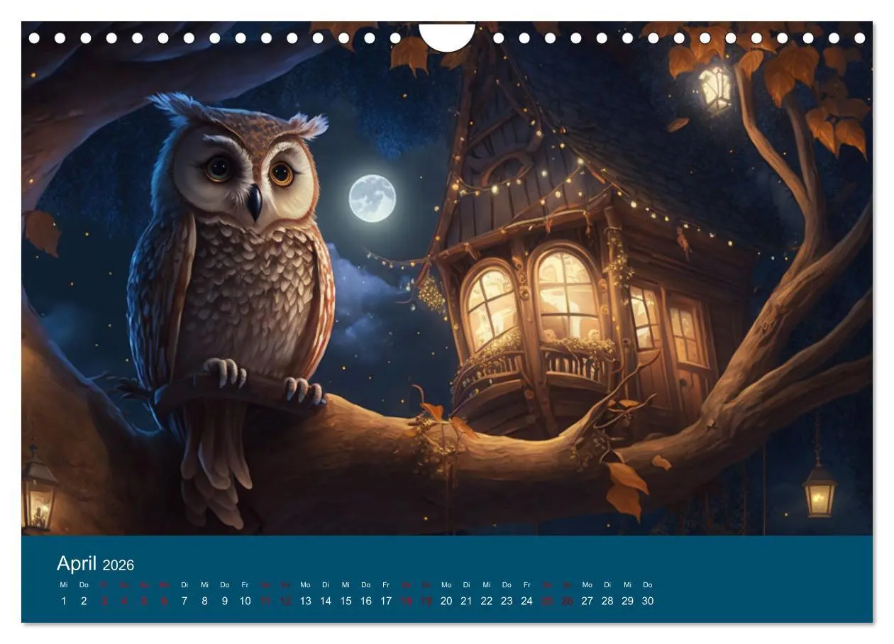 Bild: 9783457539835 | Eule gut... alles gut! (Wandkalender 2026 DIN A4 quer), CALVENDO...