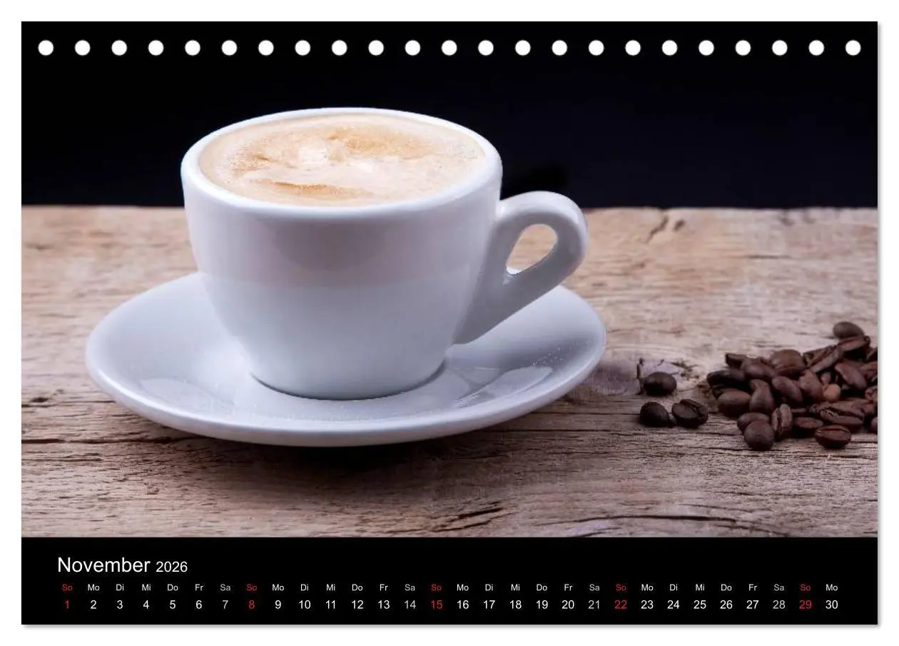 Bild: 9783516179835 | Kaffee &amp; Schokolade (Tischkalender 2026 DIN A5 quer), CALVENDO...