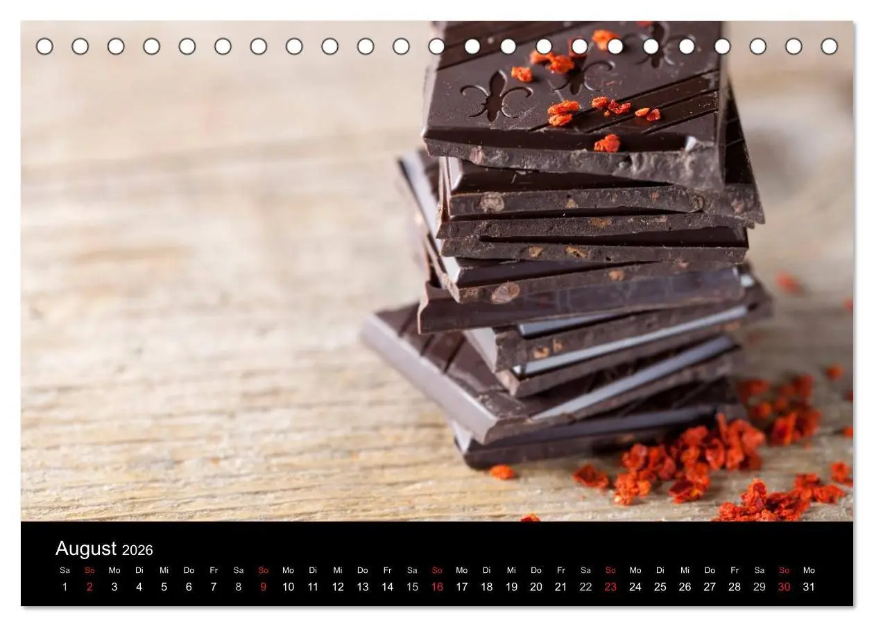 Bild: 9783516179835 | Kaffee &amp; Schokolade (Tischkalender 2026 DIN A5 quer), CALVENDO...