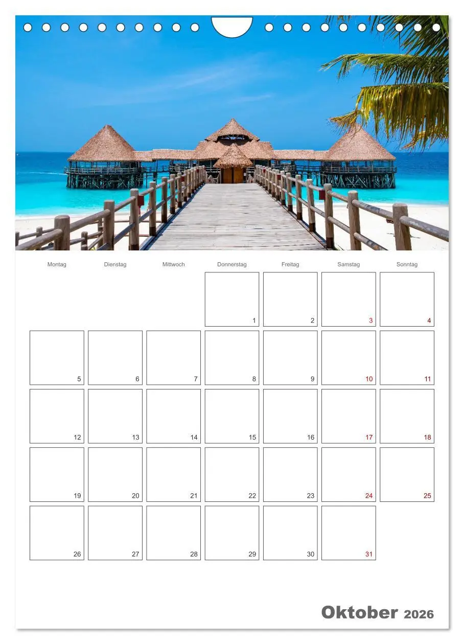 Bild: 9783516319835 | Sansibar - Traumreiseziel (Wandkalender 2026 DIN A4 hoch), CALVENDO...