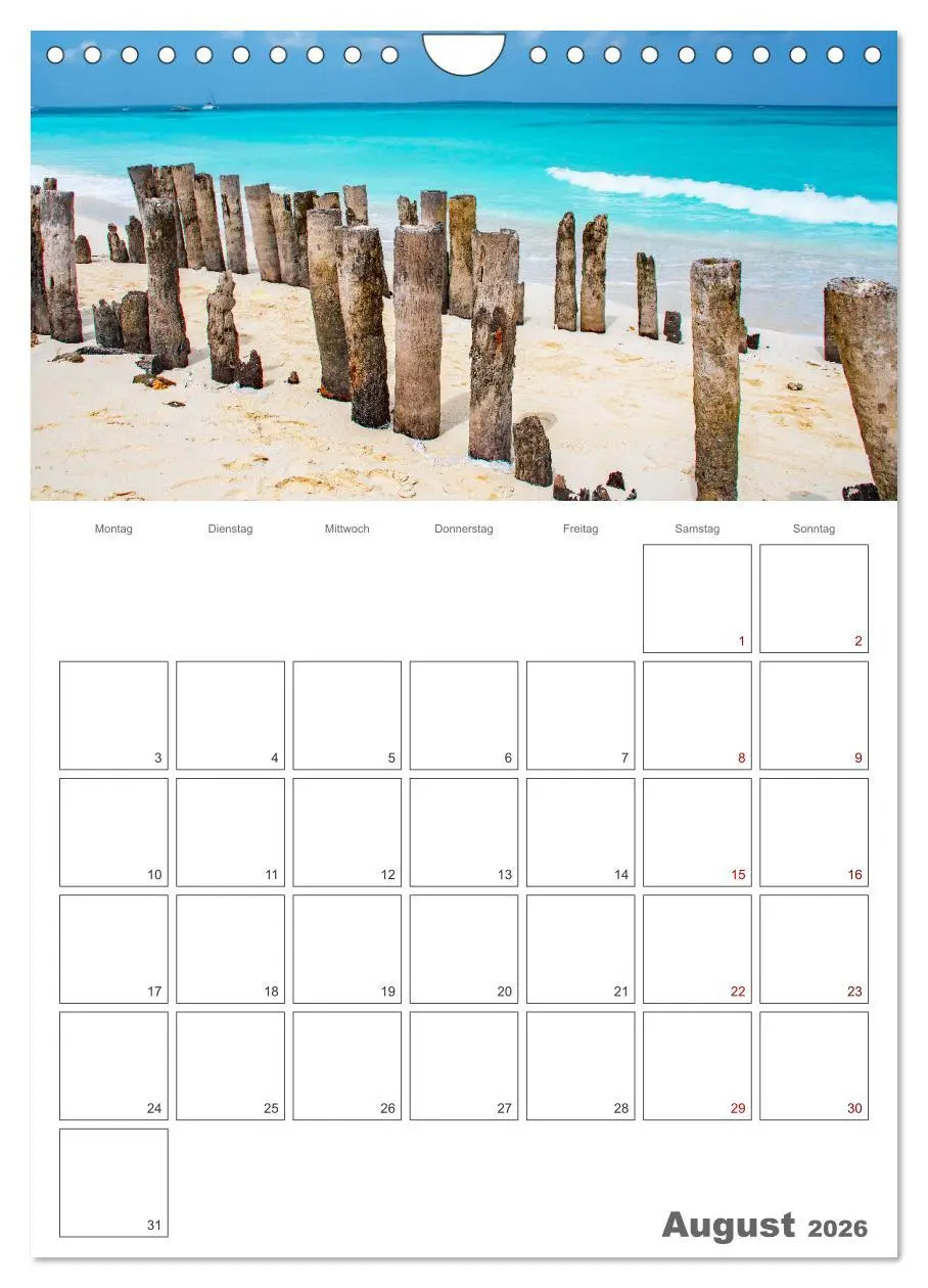 Bild: 9783516319835 | Sansibar - Traumreiseziel (Wandkalender 2026 DIN A4 hoch), CALVENDO...