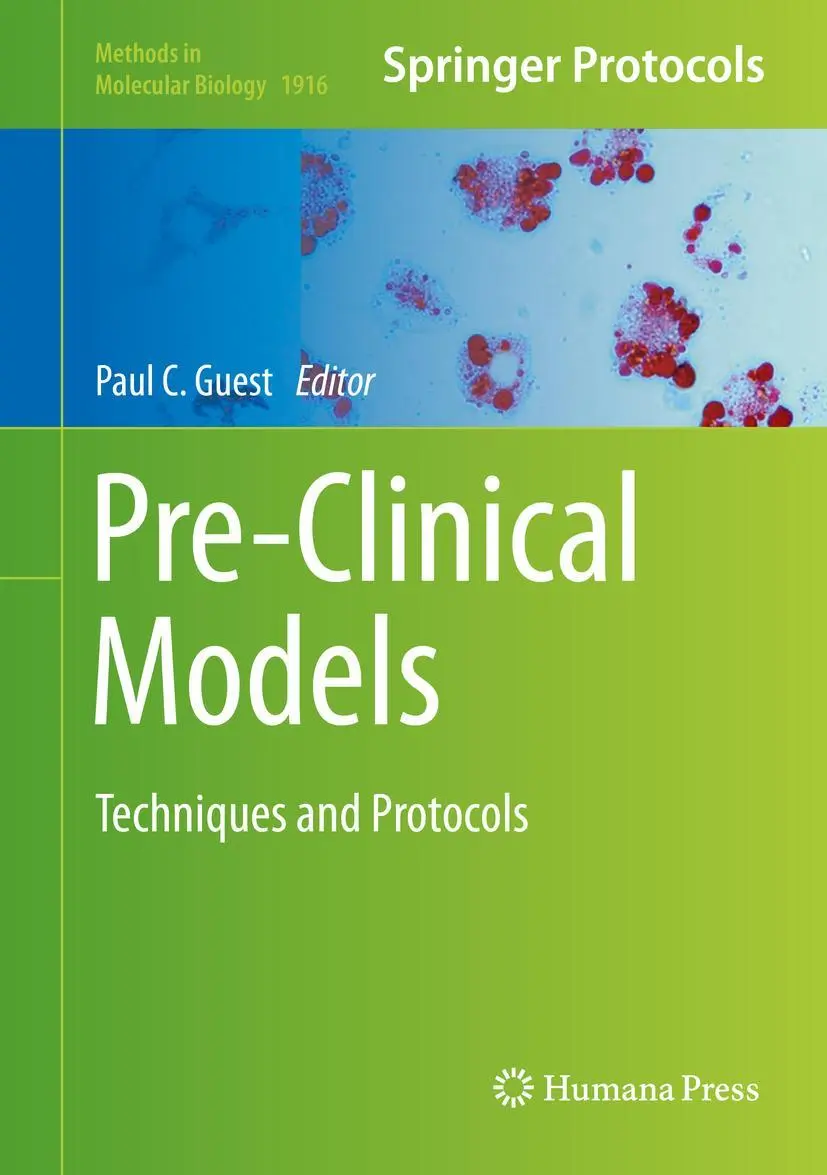 Cover: 9781493989935 | Pre-Clinical Models | Techniques and Protocols | Paul C. Guest | Buch