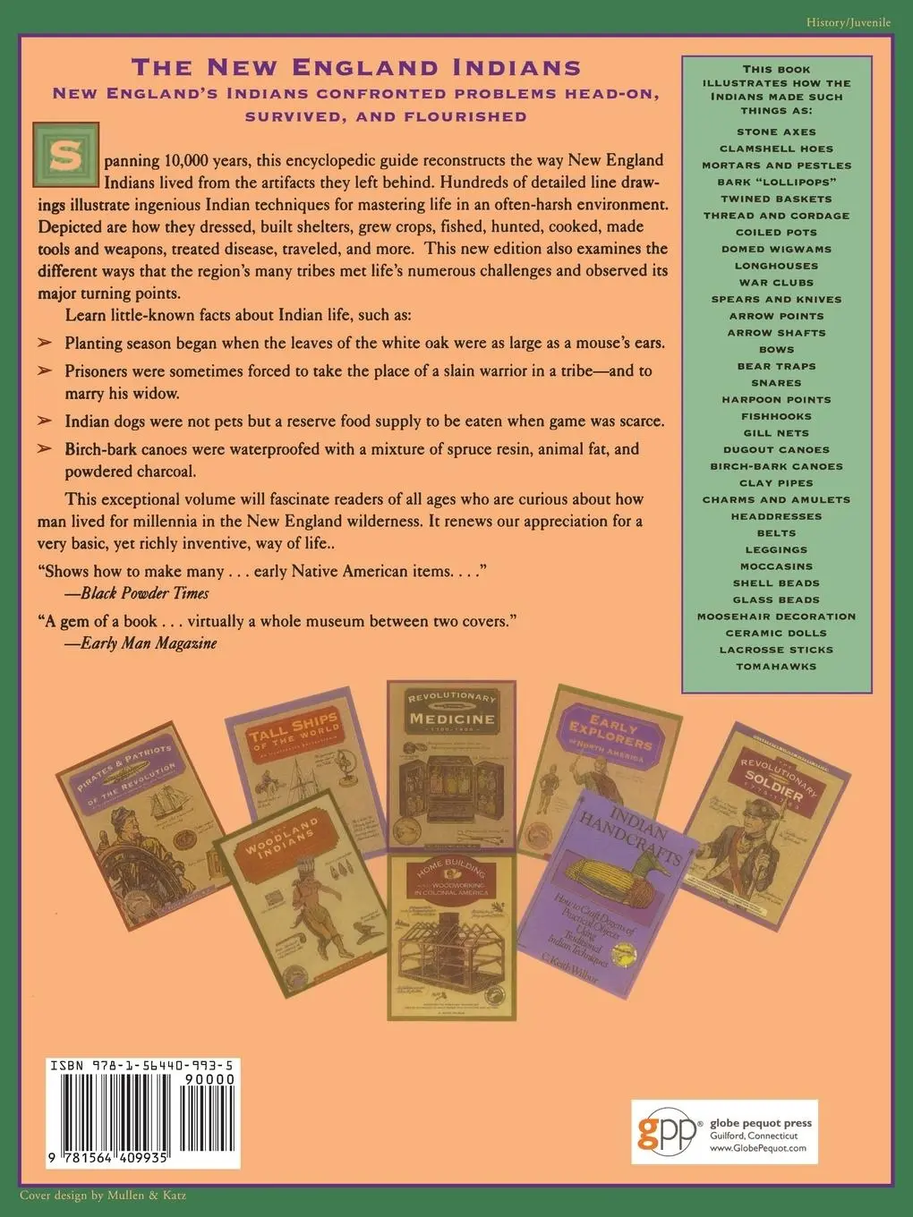 Rückseite: 9781564409935 | New England Indians | C. Keith Wilbur | Taschenbuch | Englisch | 1996