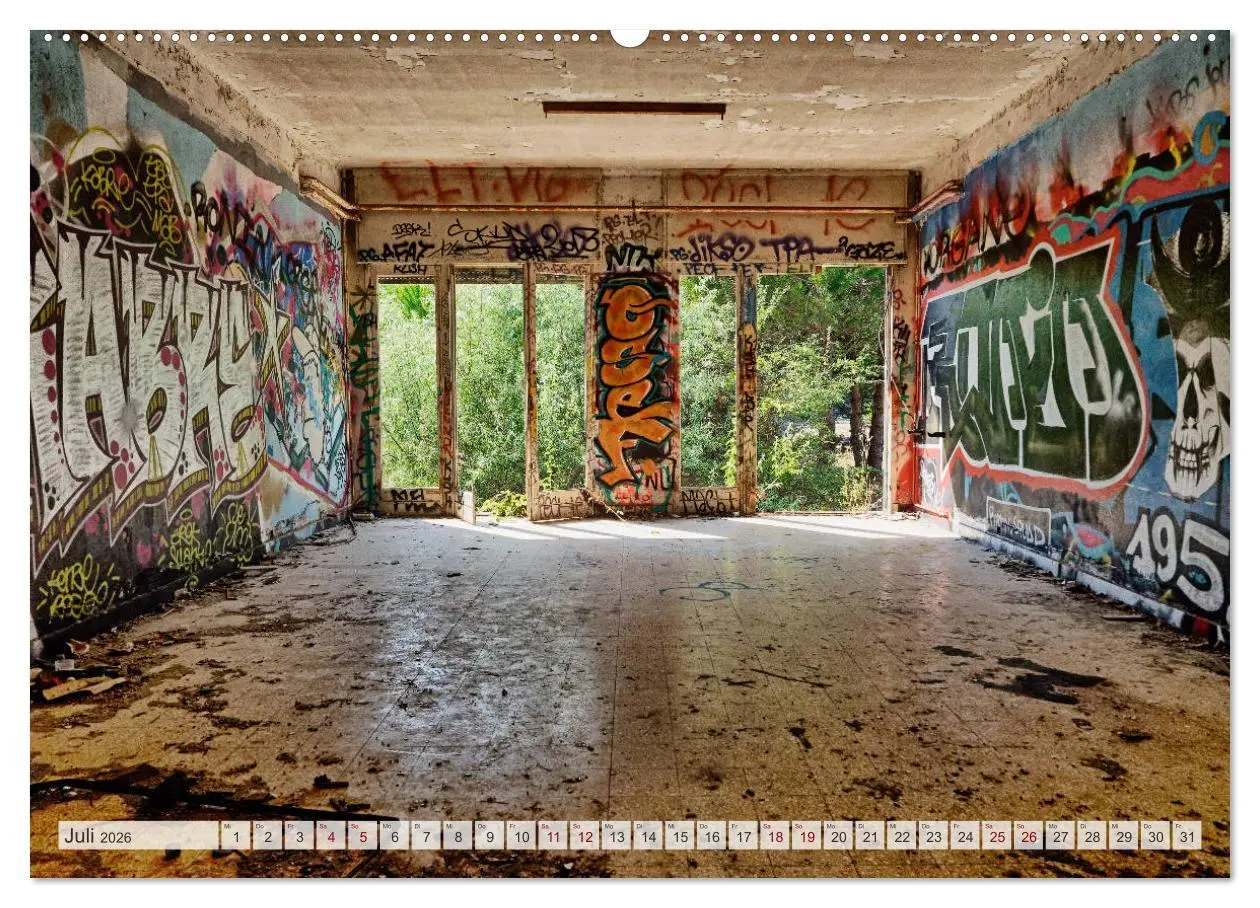 Bild: 9783457769935 | Lost Places Kalender - Daylight (Wandkalender 2026 DIN A2 quer),...