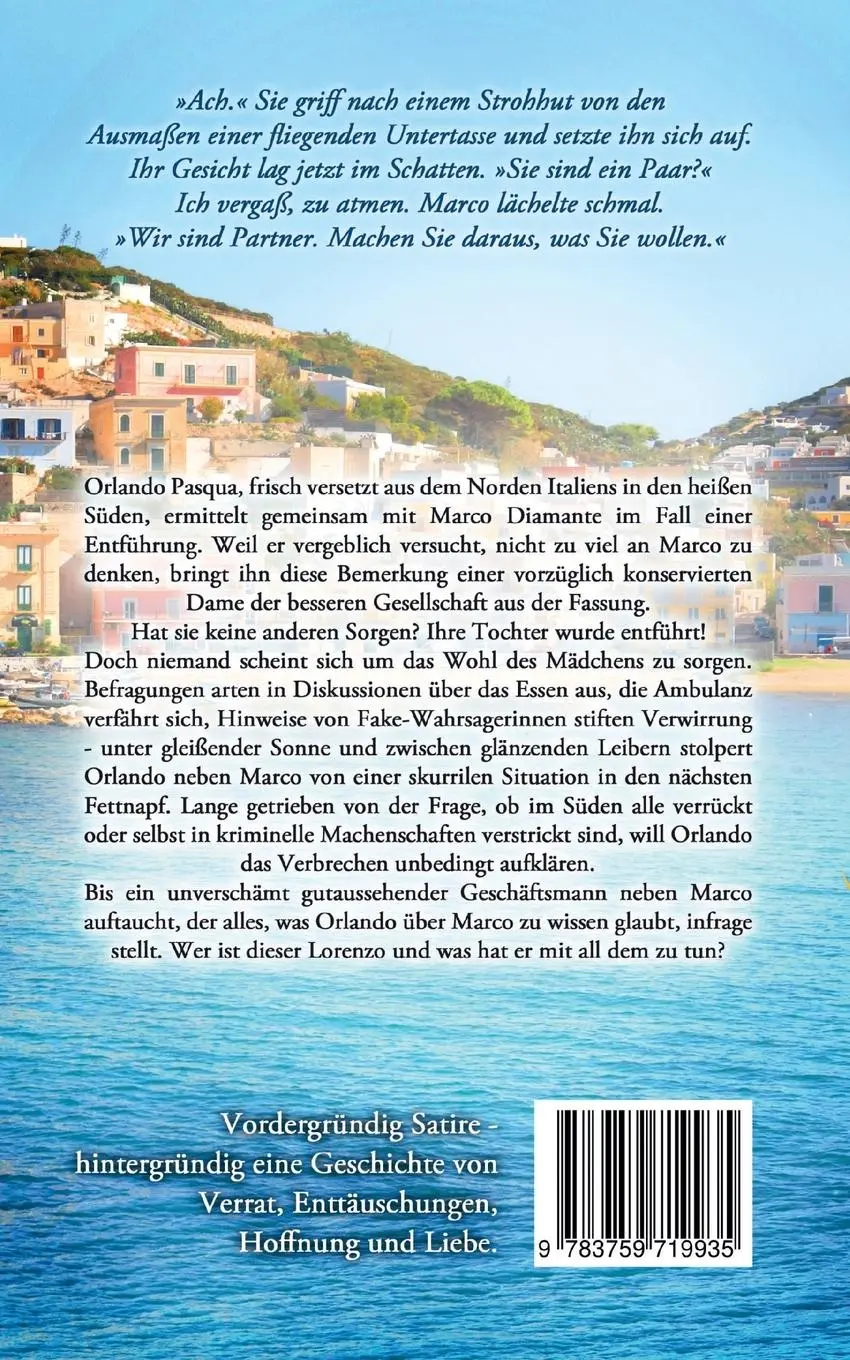 Rückseite: 9783759719935 | Pasqua &amp; Diamante | Queere Krimisatire | D. Amber | Taschenbuch | 2024
