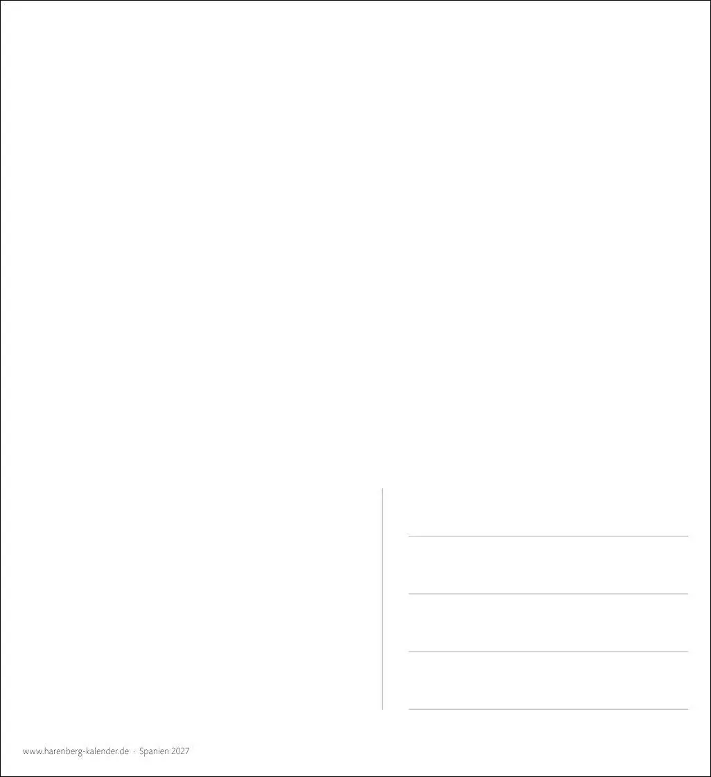 Bild: 9783840039935 | Spanien Sehnsuchtskalender 2027 - Wochenkalender mit 53 Postkarten