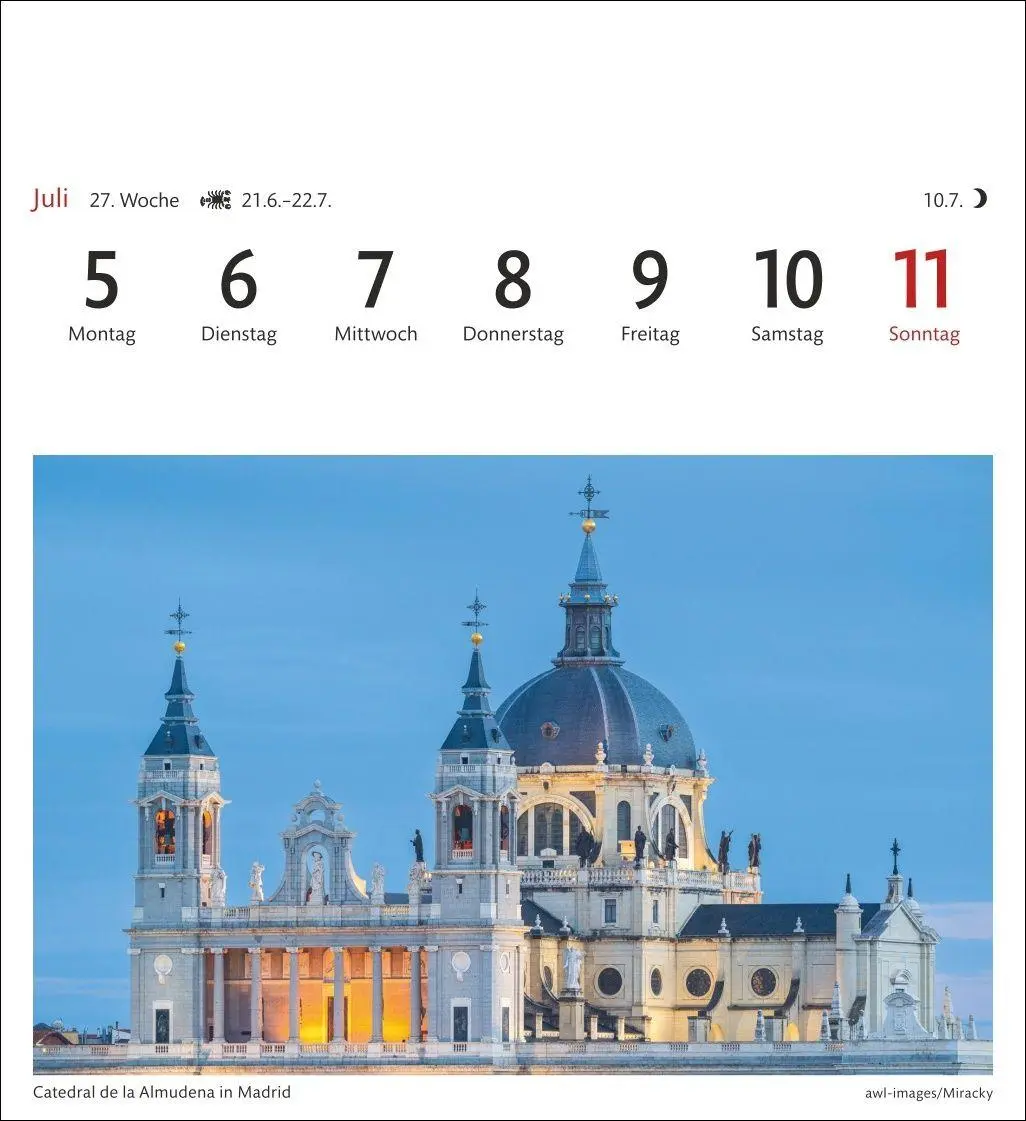 Bild: 9783840039935 | Spanien Sehnsuchtskalender 2027 - Wochenkalender mit 53 Postkarten