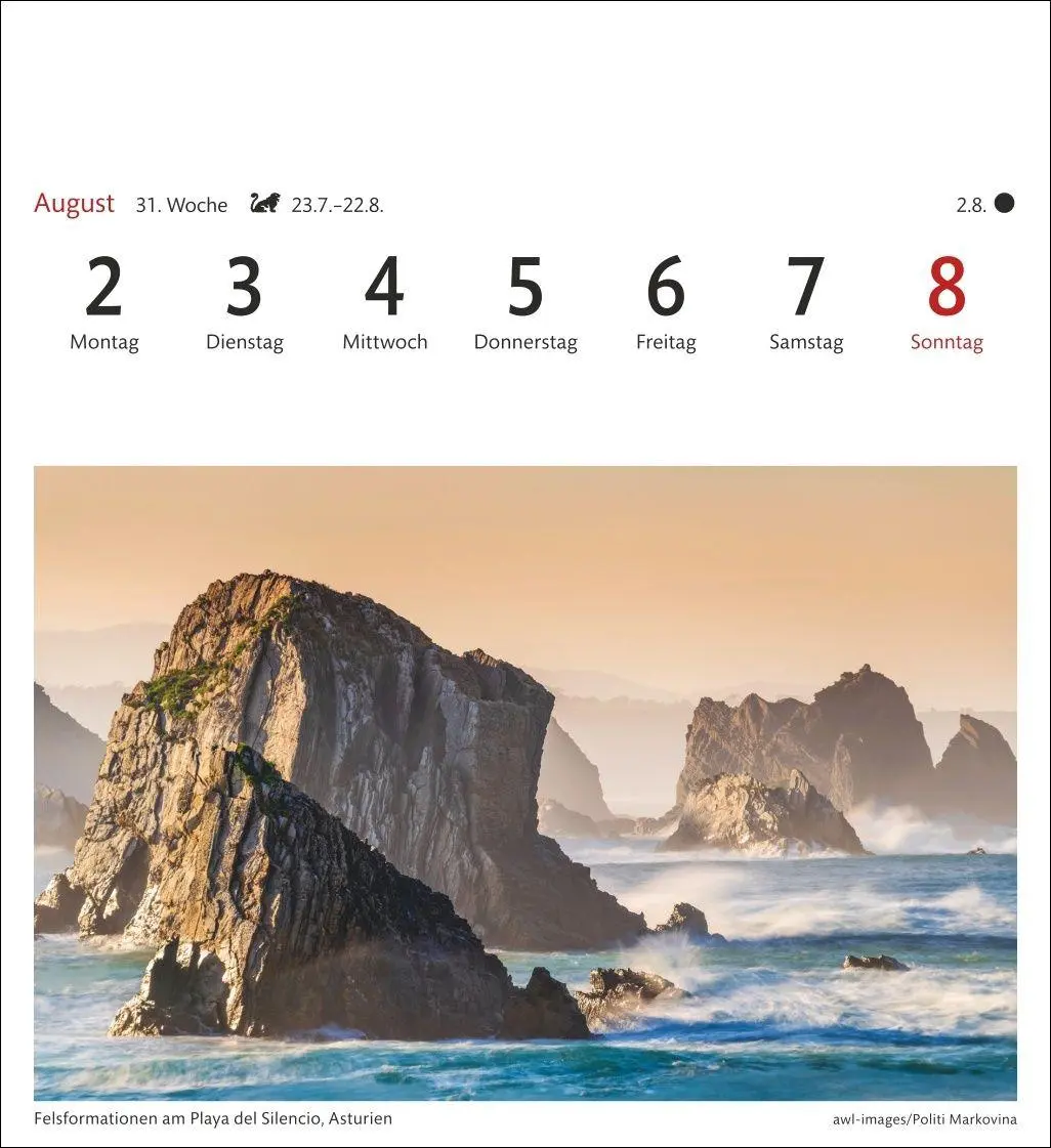 Bild: 9783840039935 | Spanien Sehnsuchtskalender 2027 - Wochenkalender mit 53 Postkarten