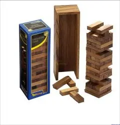 Cover: 4014156060036 | Philos 6003 - Verflixter Turm, groß, Wackelturm, Holz, Höhe: 30 cm