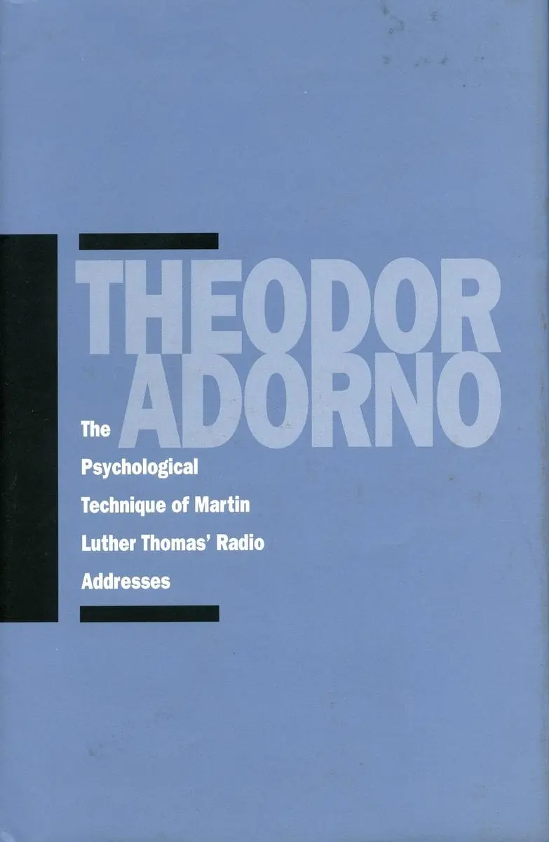 Cover: 9780804740036 | The Psychological Technique of Martin Luther Thomas' Radio Addresses