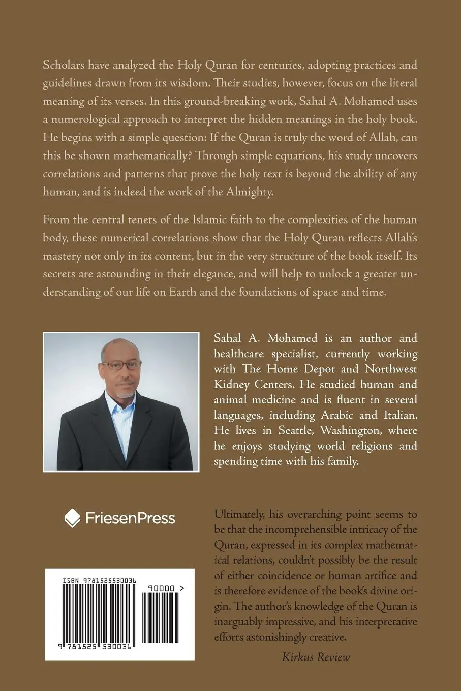 Rückseite: 9781525530036 | The Numerical And Time Correlations In The Quran | Sahal A. Mohamed