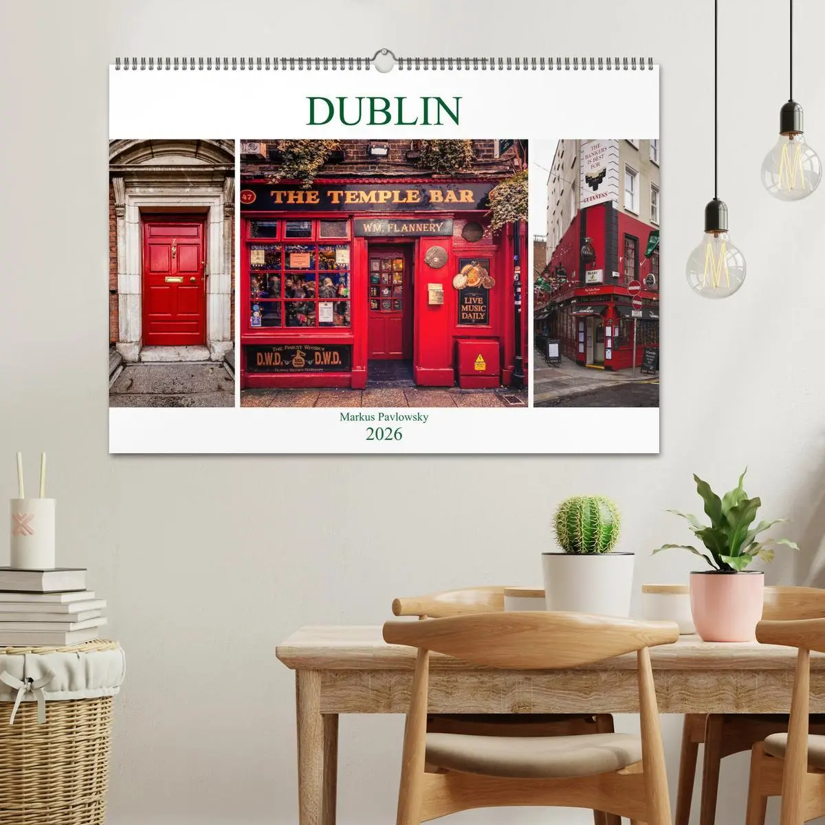 Bild: 9783457880036 | Dublin (Wandkalender 2026 DIN A2 quer), CALVENDO Monatskalender | 2026
