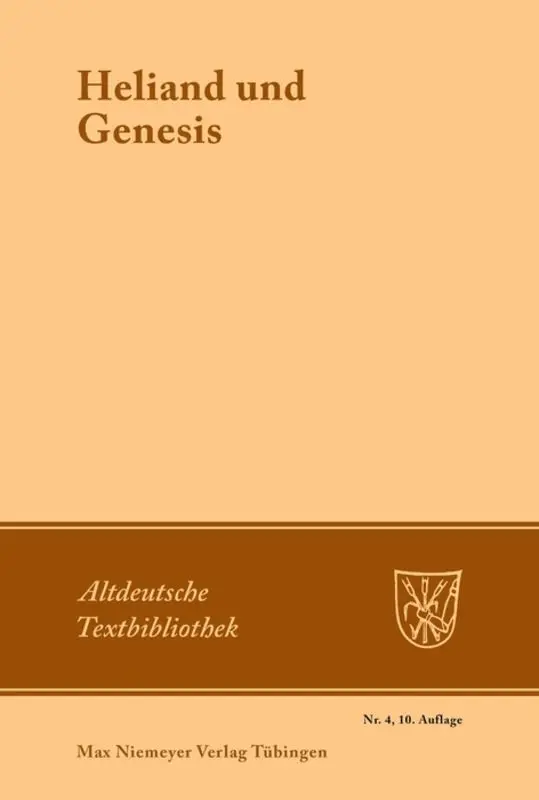 Cover: 9783484200036 | Heliand und Genesis | Georg Baesecke | Taschenbuch | XLIV | Deutsch
