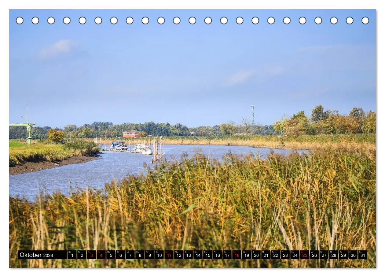 Bild: 9783516110036 | Schönes Ostfriesland (Tischkalender 2026 DIN A5 quer), CALVENDO...
