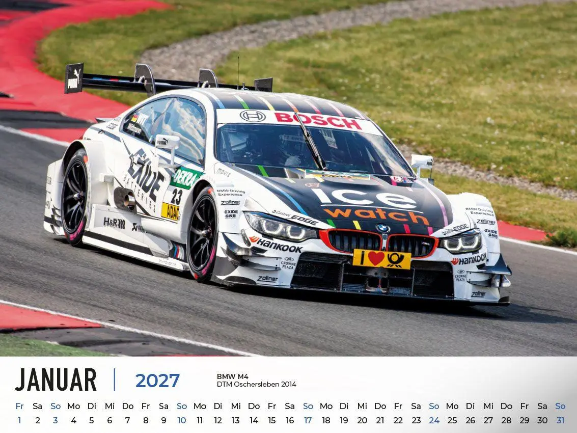 Bild: 9783693570036 | BMW im Rennsport Kalender 2027 | Frank Pommer | Kalender | Deutsch