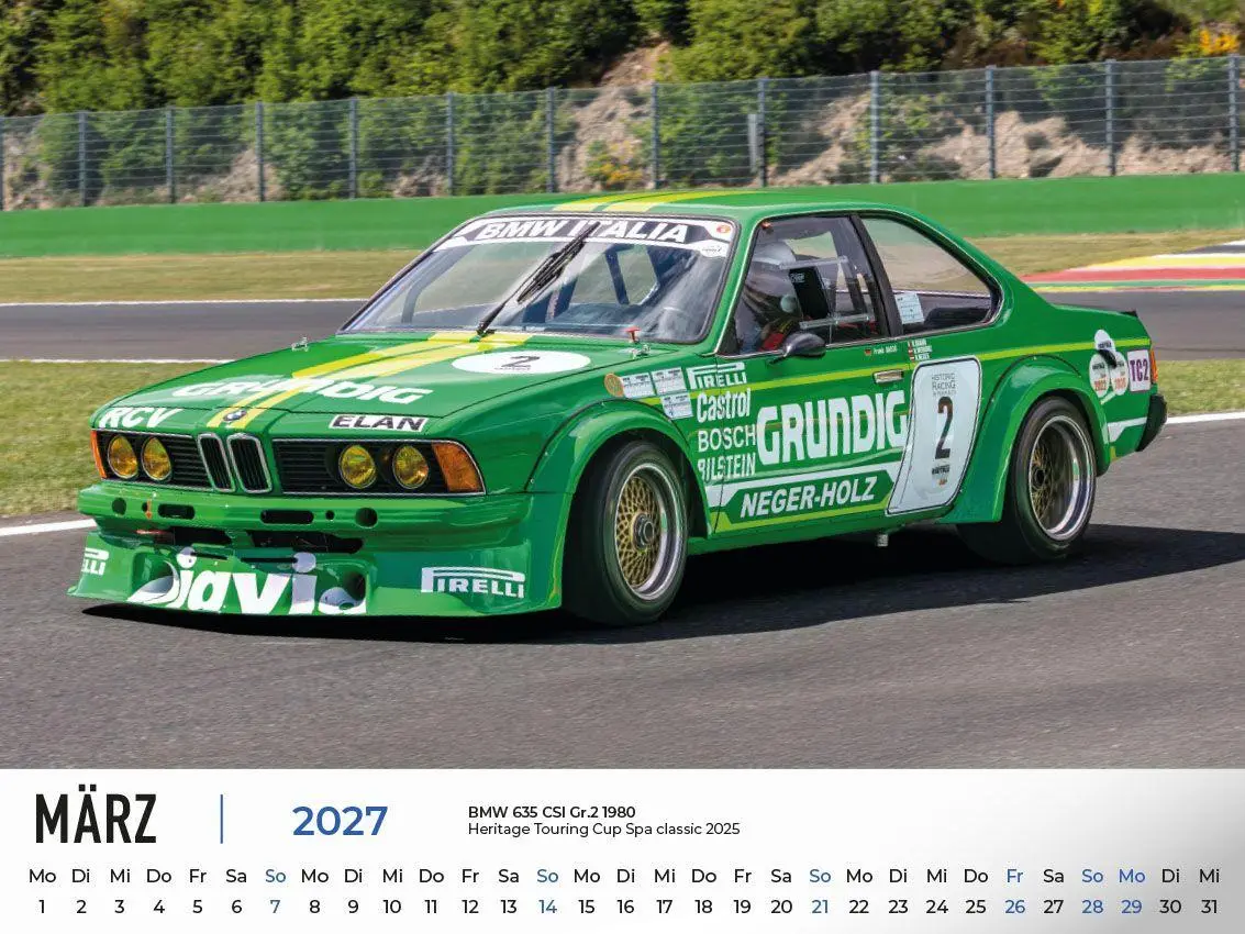 Bild: 9783693570036 | BMW im Rennsport Kalender 2027 | Frank Pommer | Kalender | Deutsch