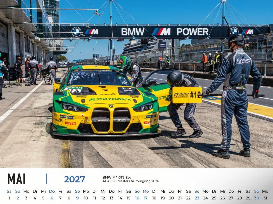 Bild: 9783693570036 | BMW im Rennsport Kalender 2027 | Frank Pommer | Kalender | Deutsch