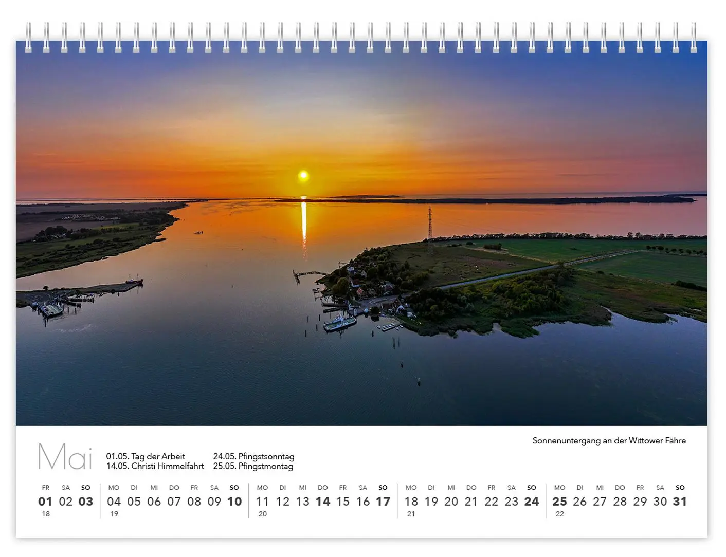Bild: 9783910680036 | Kalender Rügen Luftaufnahmen kompakt 2026 | Peter Schubert | Kalender