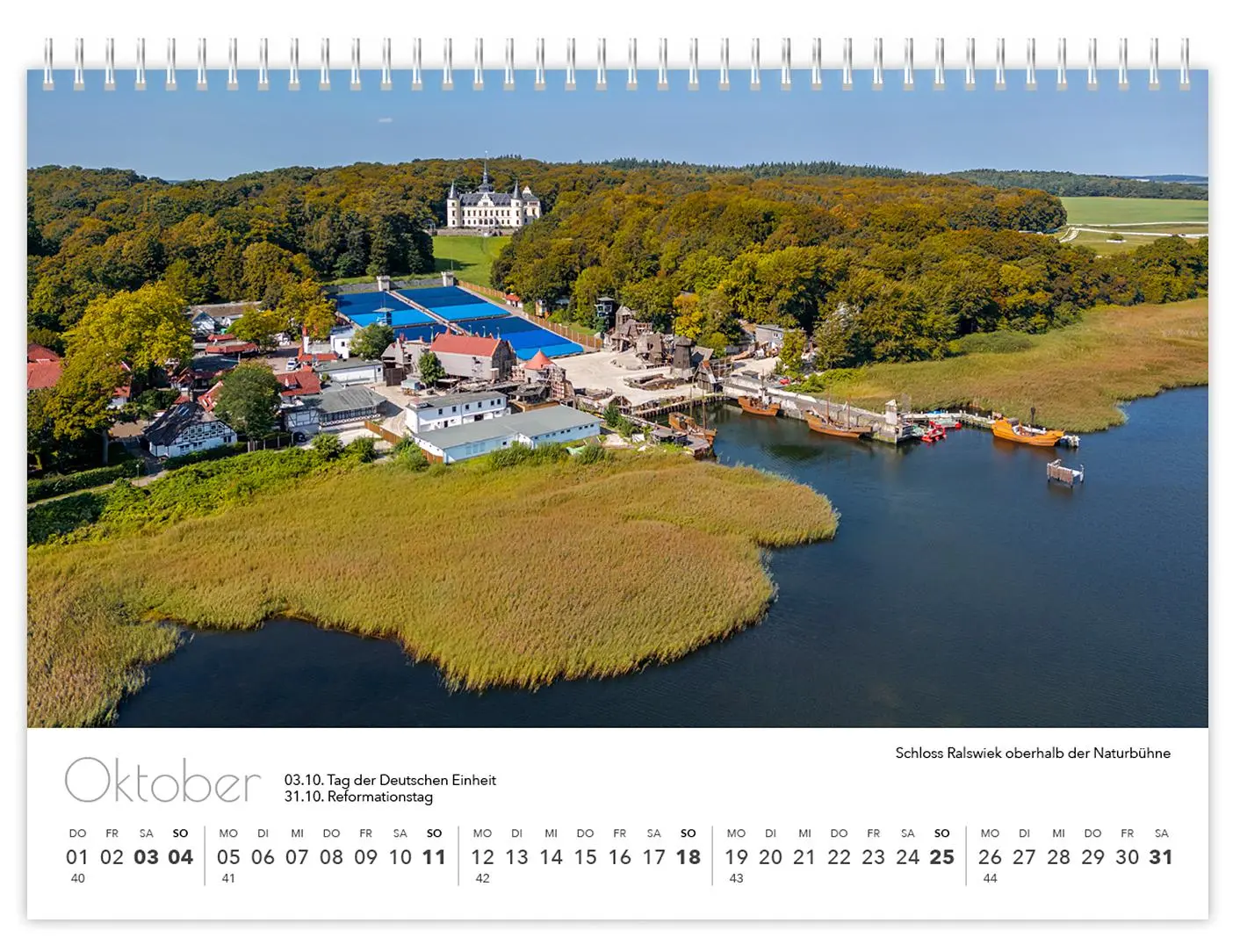 Bild: 9783910680036 | Kalender Rügen Luftaufnahmen kompakt 2026 | Peter Schubert | Kalender