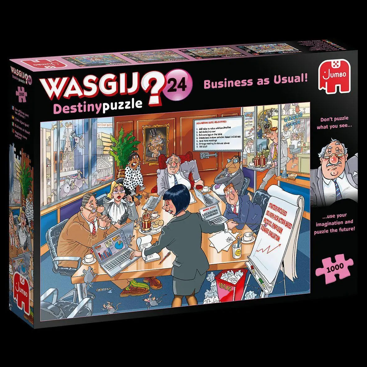 Cover: 8710126250136 | Wasgij Destiny 24 - Business as Usual! - 1000 Teile | Spiel | 25013
