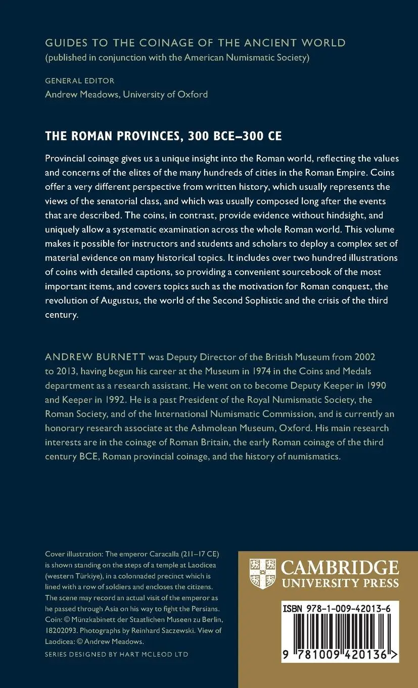 Rückseite: 9781009420136 | The Roman Provinces, 300 BCE-300 CE | Andrew Burnett | Buch | Englisch