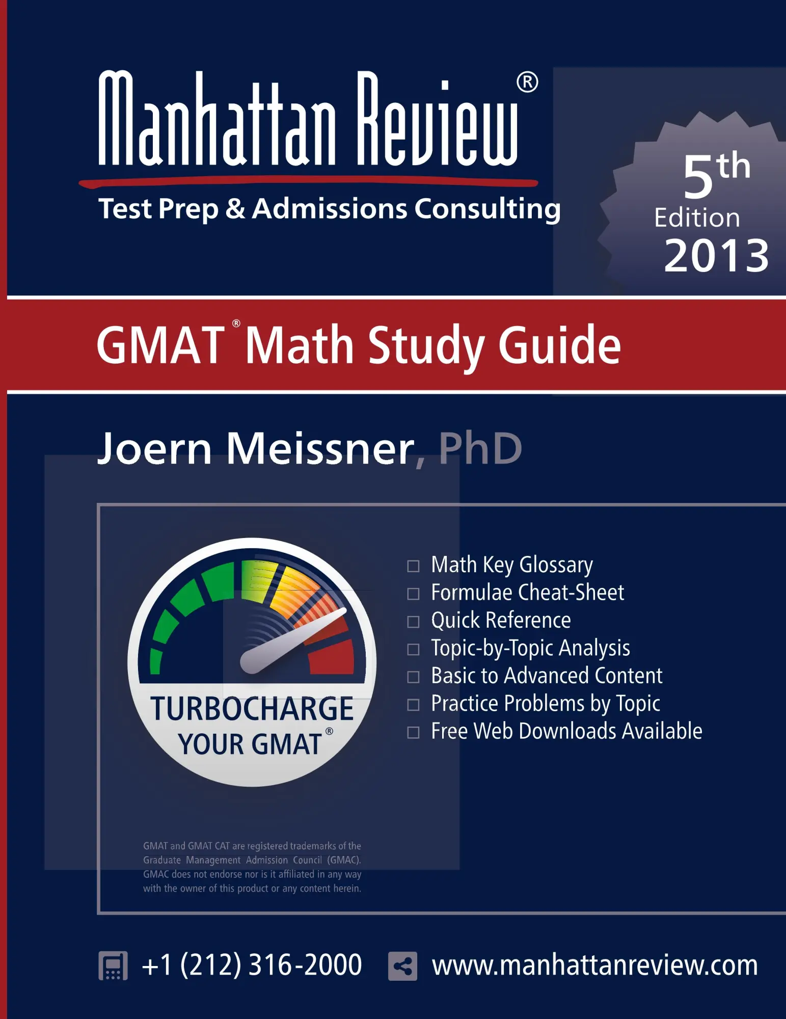 Cover: 9781629260136 | Manhattan Review GMAT Math Study Guide [5th Edition] | Taschenbuch