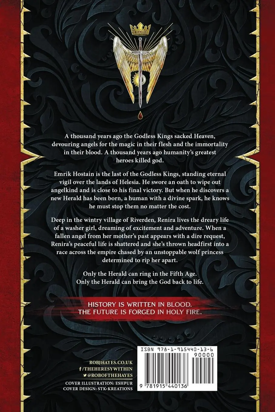 Rückseite: 9781915440136 | Herald | Age of the God Eater book 1 | Rob J Hayes | Taschenbuch