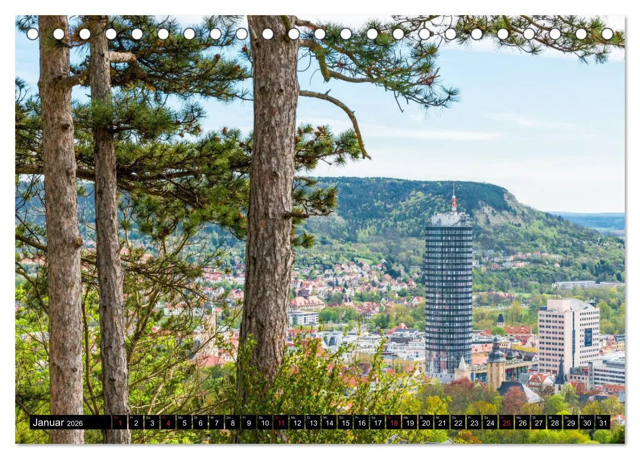 Bild: 9783457700136 | Jena und Umgebung - Von Jena bis Dornburg (Tischkalender 2026 DIN...