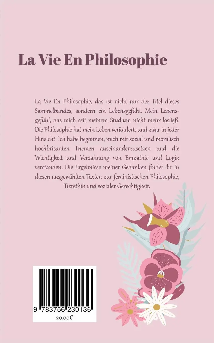 Rückseite: 9783756230136 | La Vie En Philosophie | Charlotte Suhr | Taschenbuch | Paperback