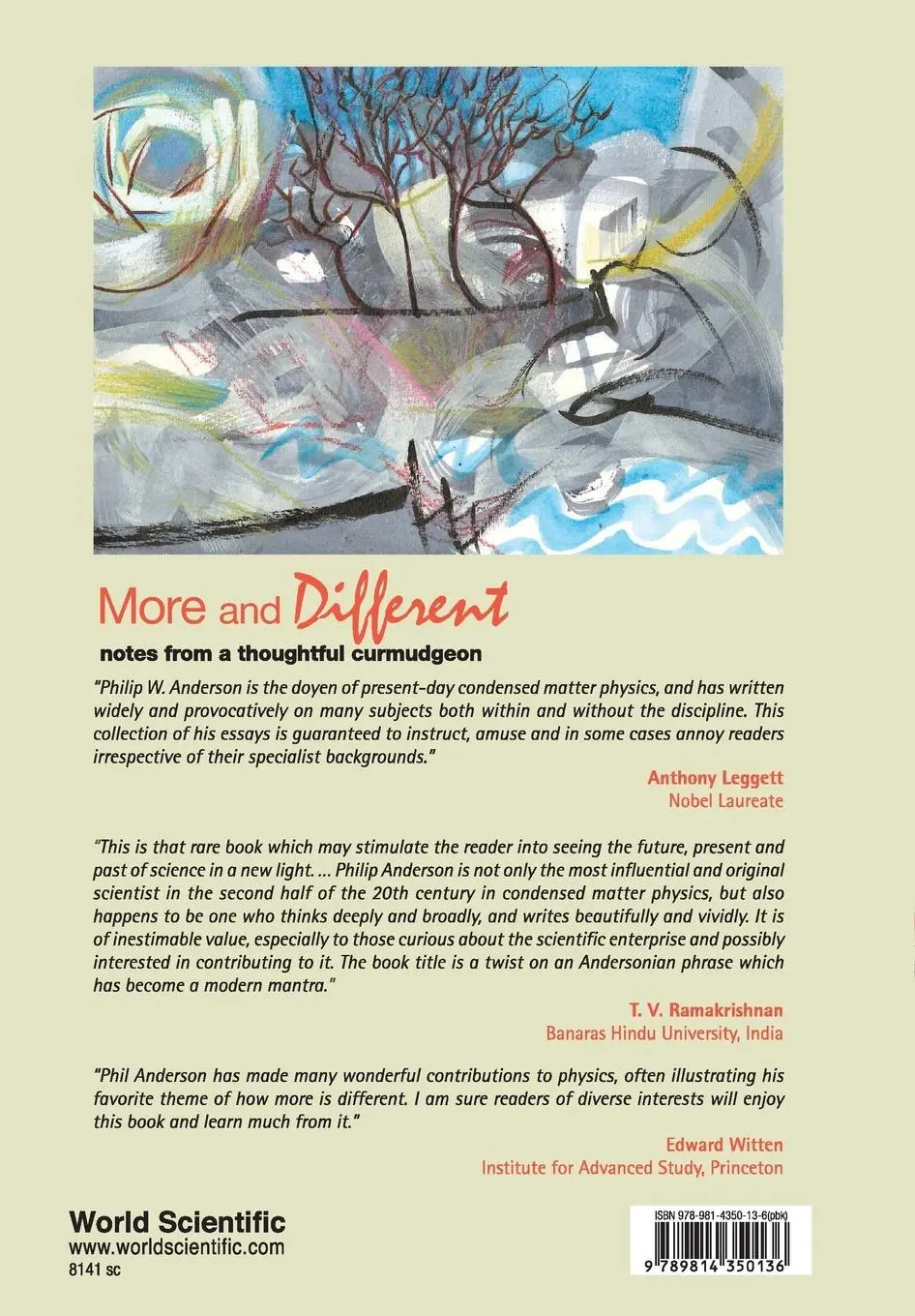 Rückseite: 9789814350136 | MORE AND DIFFERENT | Philip W Anderson | Taschenbuch | Englisch | 2011