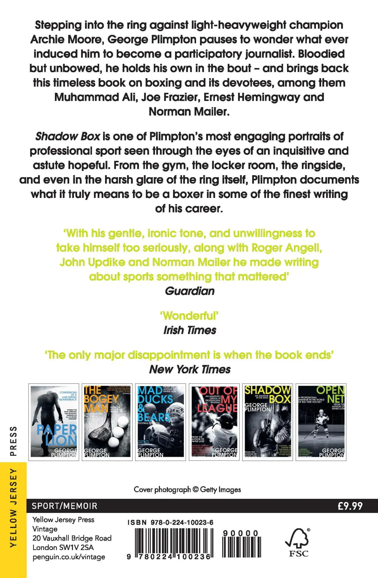Rückseite: 9780224100236 | Shadow Box | George Plimpton | Taschenbuch | Englisch | 2016