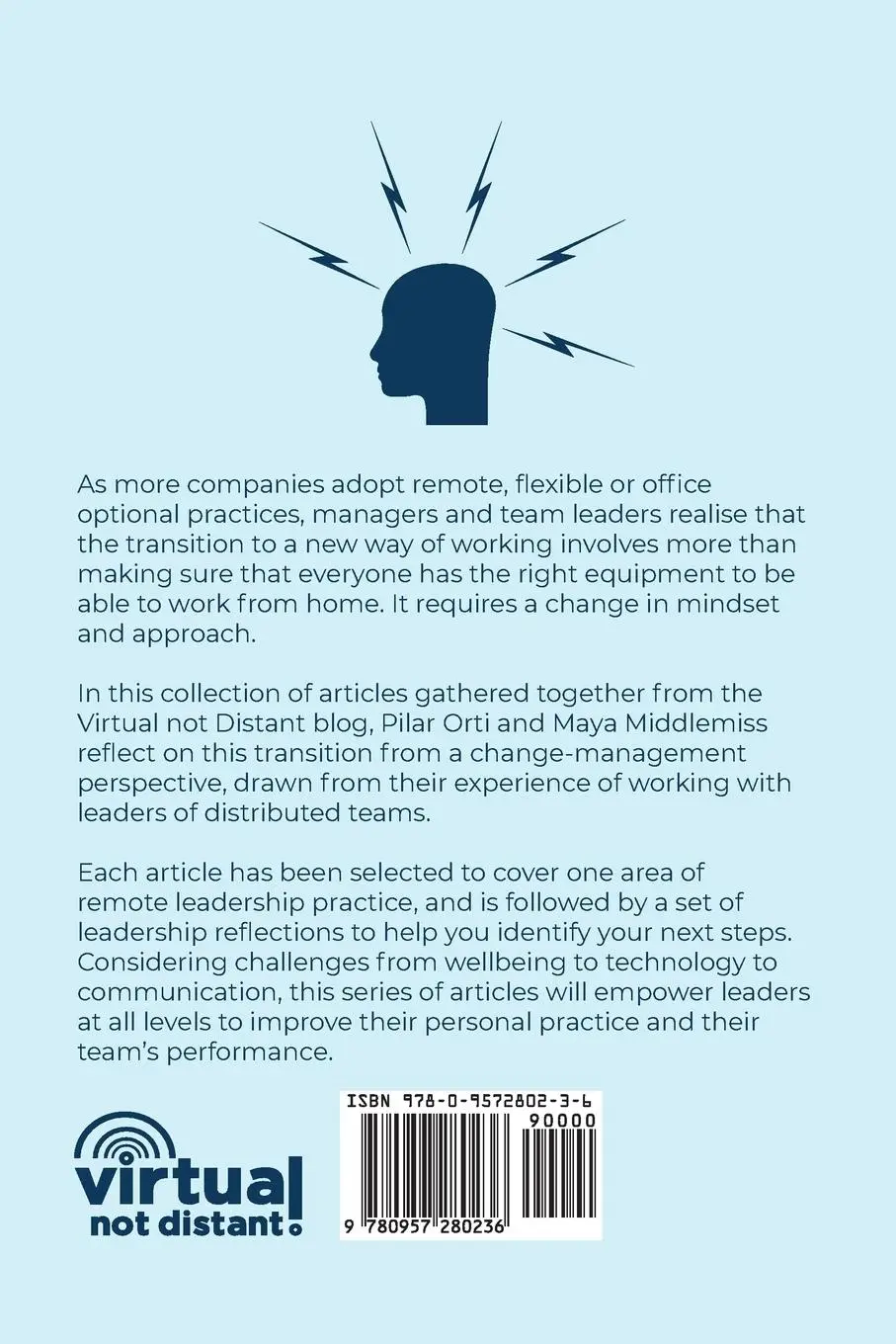 Rückseite: 9780957280236 | Thinking Remote | Inspiration for Leaders of Distributed Teams | Buch