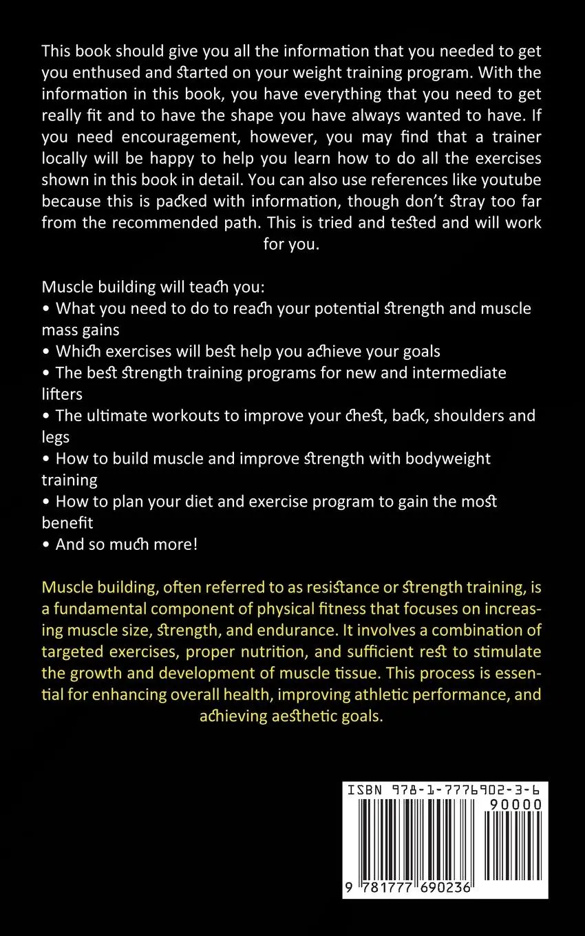 Rückseite: 9781777690236 | Muscle Building | Larry Bethea | Taschenbuch | Englisch | 2024