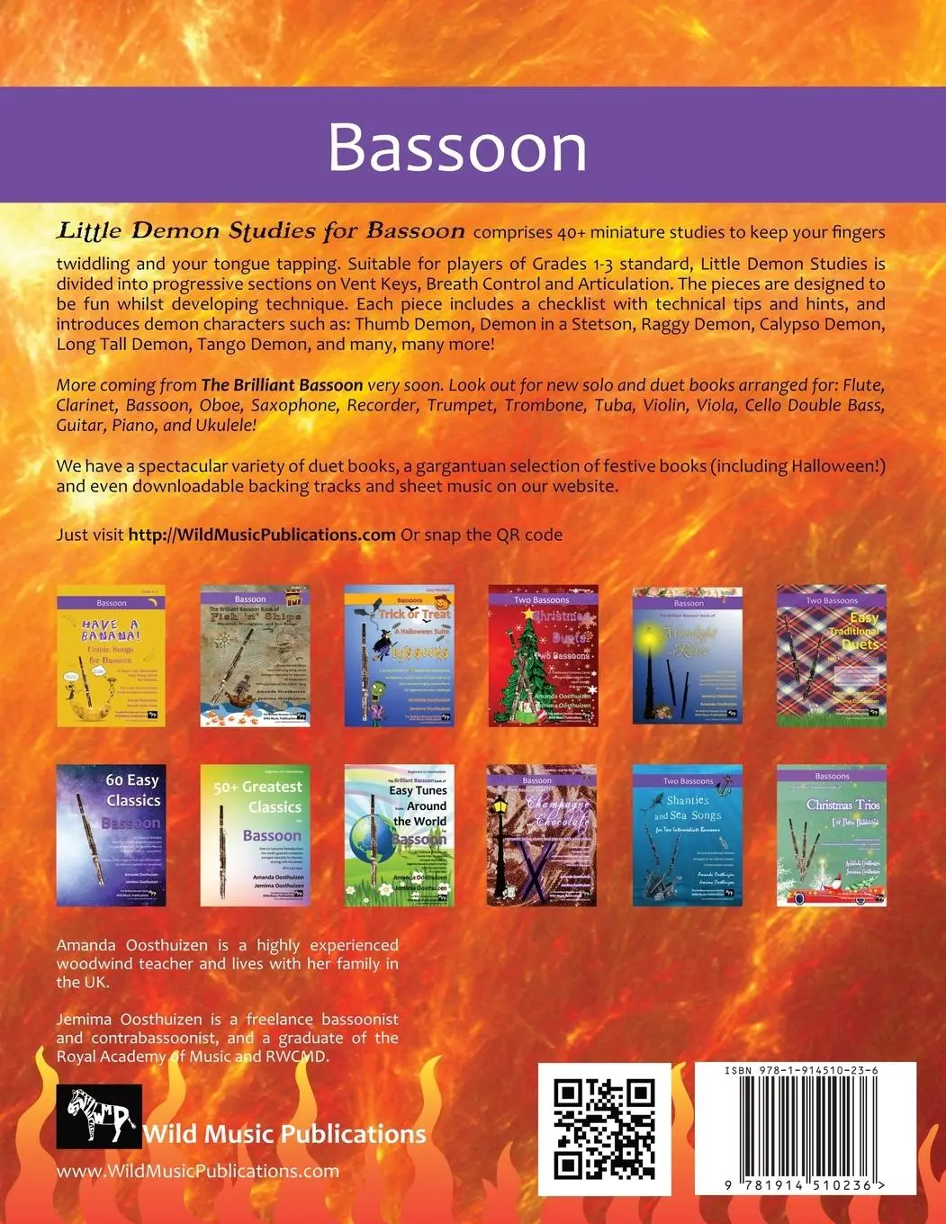 Rückseite: 9781914510236 | Little Demon Studies for Bassoon | Jemima Oosthuizen (u. a.) | Buch