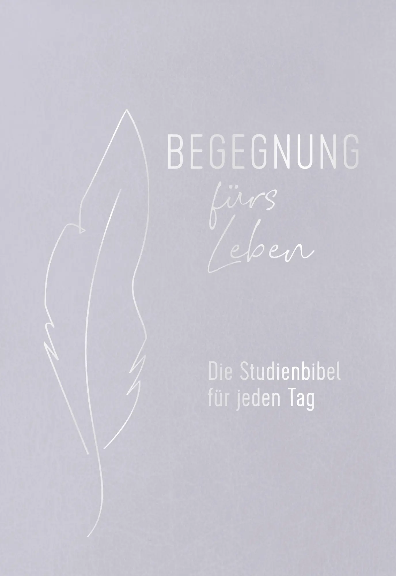 Cover: 9783417020236 | Begegnung fürs Leben, Leder | Die Studienbibel für jeden Tag | Buch