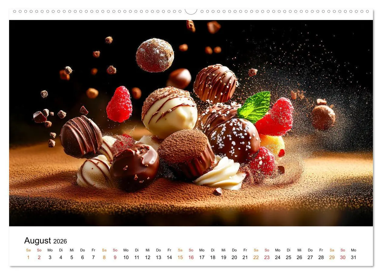 Bild: 9783457310236 | Schätze der Confiserie Kunst (Wandkalender 2026 DIN A2 quer),...