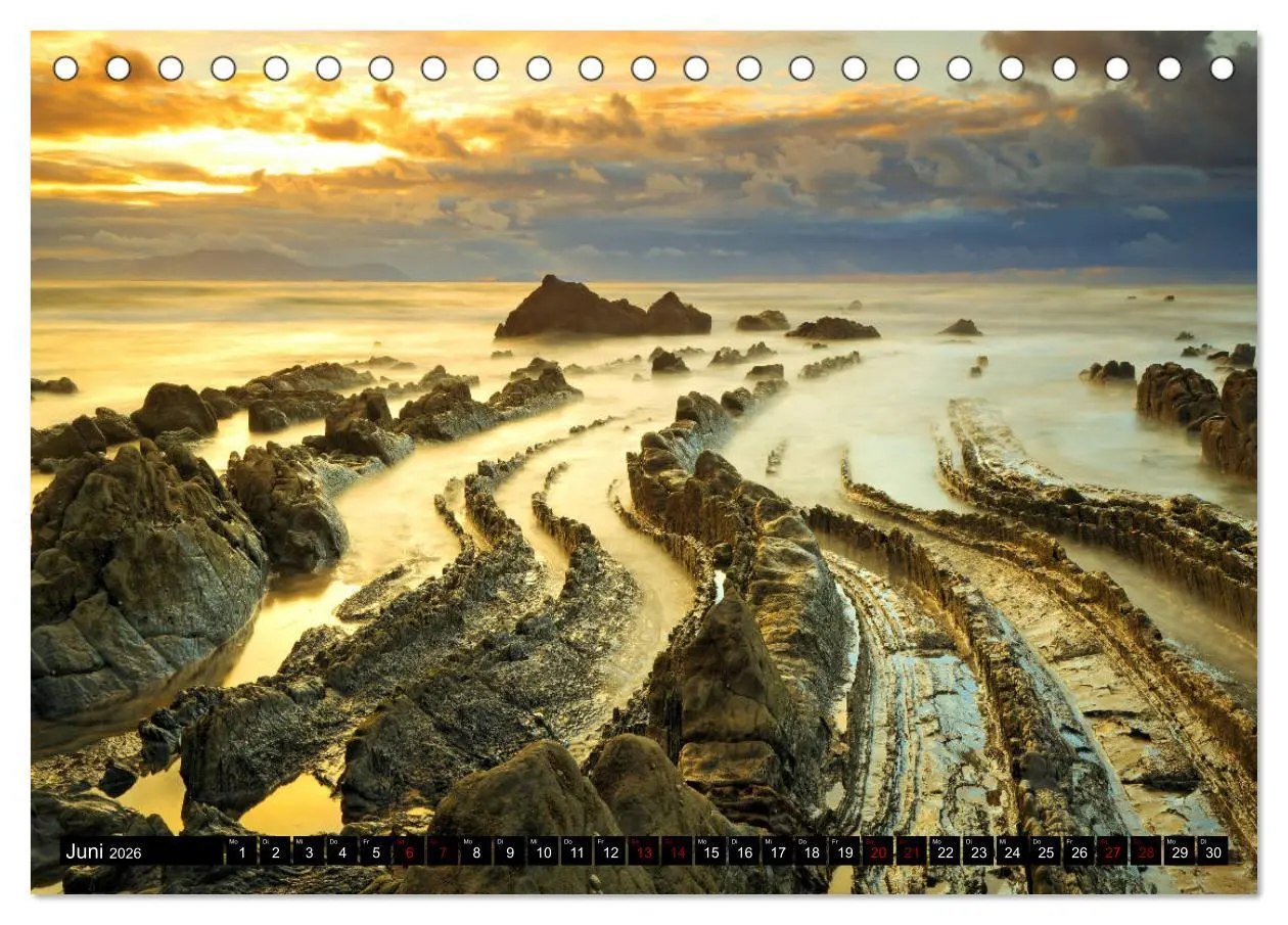 Bild: 9783457860236 | Spaniens Baskenland (Tischkalender 2026 DIN A5 quer), CALVENDO...